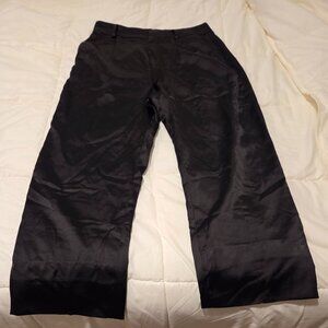 FOREVER 21 Black flare crop pants